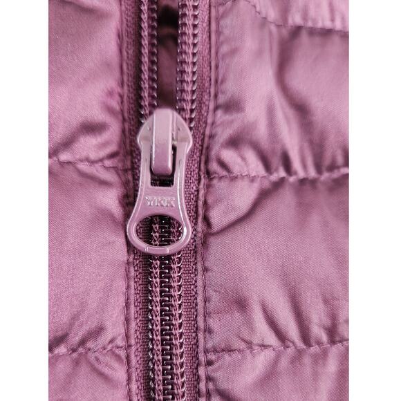Bernardo Goose Down Purple Puffer Packable Lightweight Vest Women Size Small - Picture 5 of 8
